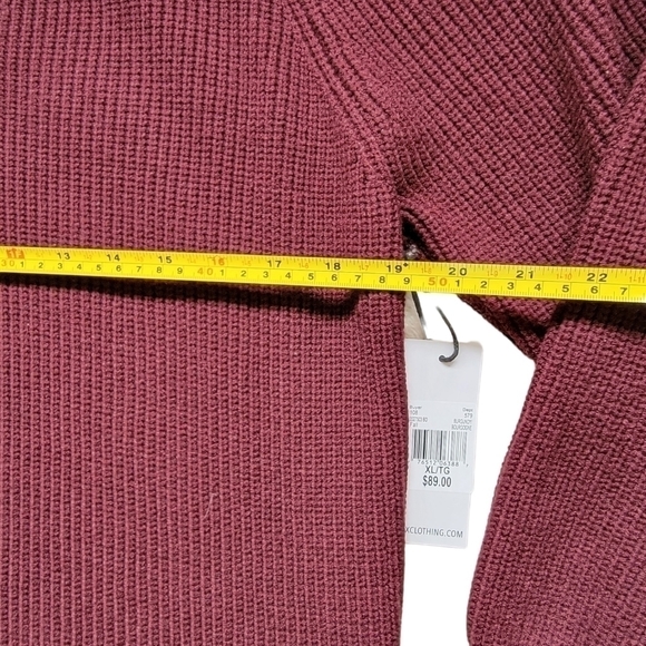 𝅺NWT WINE CABLE KNIT DRESS BY DEX - Picture 9 of 10